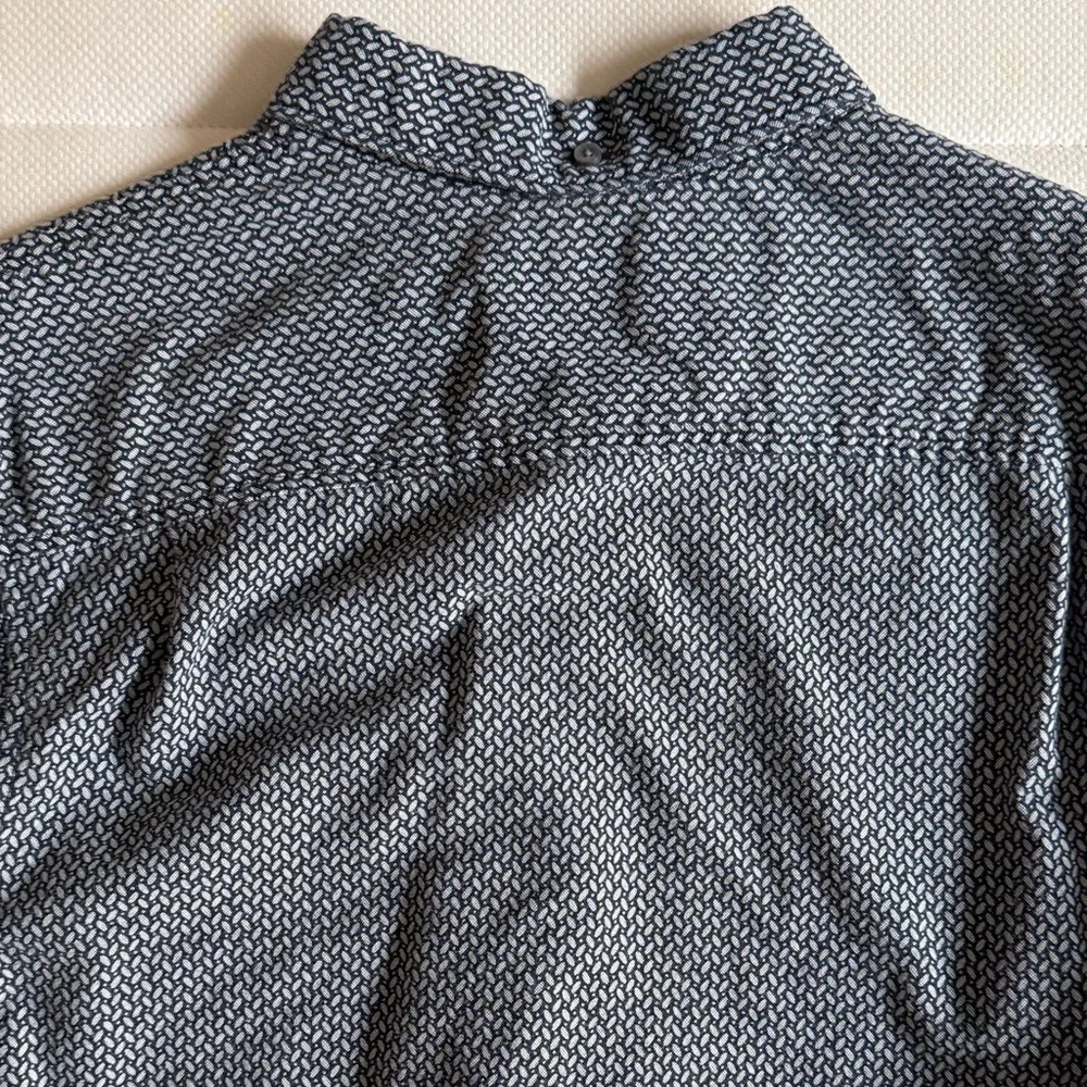 Original Penguin Navy and White Patterned Button-Down Shirt - Picture 6 of 6